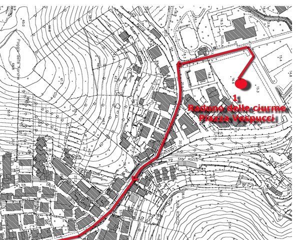 itinerario sfilata pirati 1/3