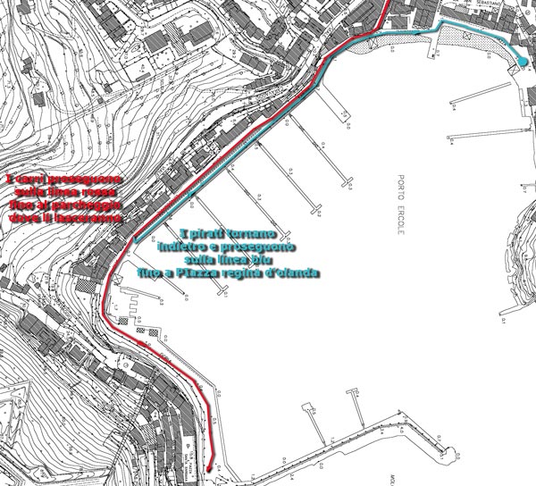 itinerario sfilata pirati 1/3